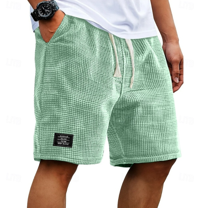 Evren | Lightweight Waffle Knit Shorts