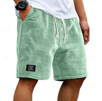 Evren | Lightweight Waffle Knit Shorts