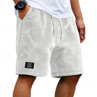 Evren | Lightweight Waffle Knit Shorts