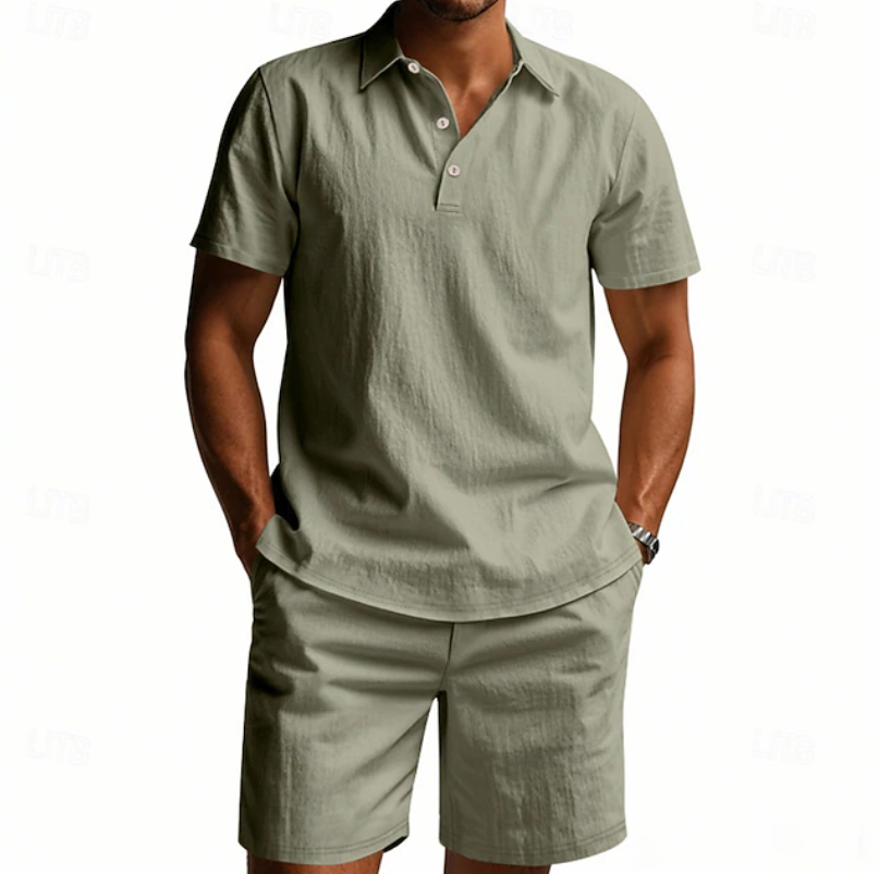 Darian | Breathable Summer Polo Set