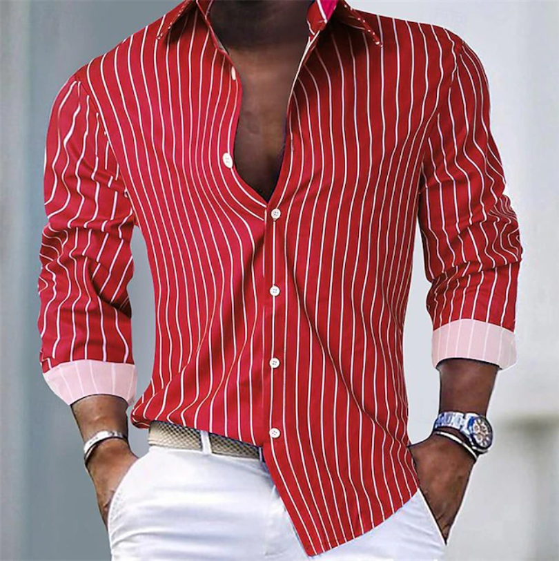 Emerson | Classic Long Sleeve Stripe Shirt
