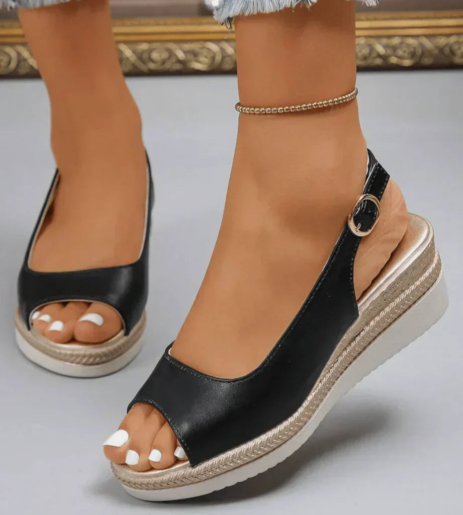 Zephraline | Slingback Platform Casual Sandals