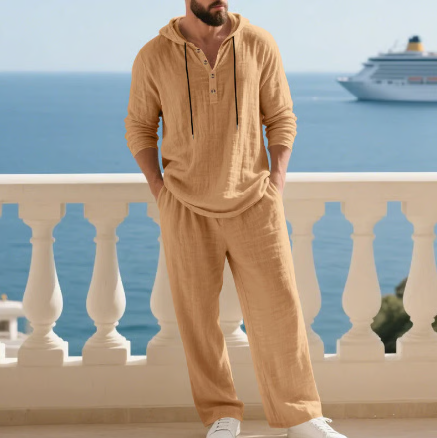 Branton | Coastal Drawstring Two Piece Set