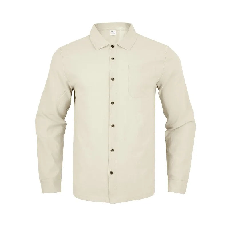 Gideon | Classic Button Up Linen Shirt
