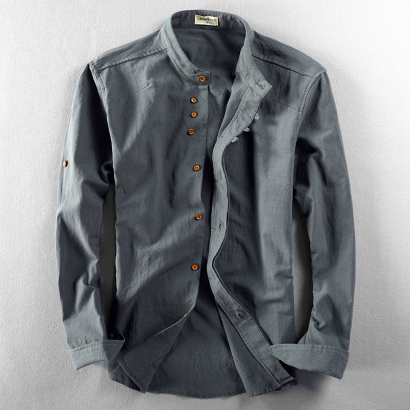 Yorke | Modern Mandarin Neck Shirt