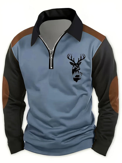 Ingram | Heritage Deer Print Pullover