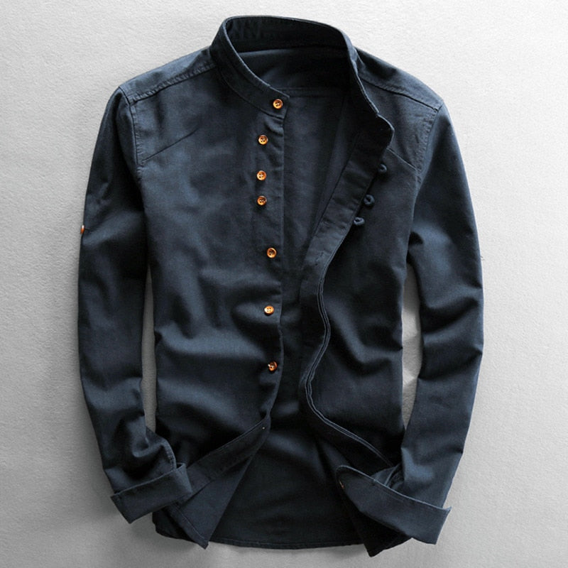 Yorke | Modern Mandarin Neck Shirt