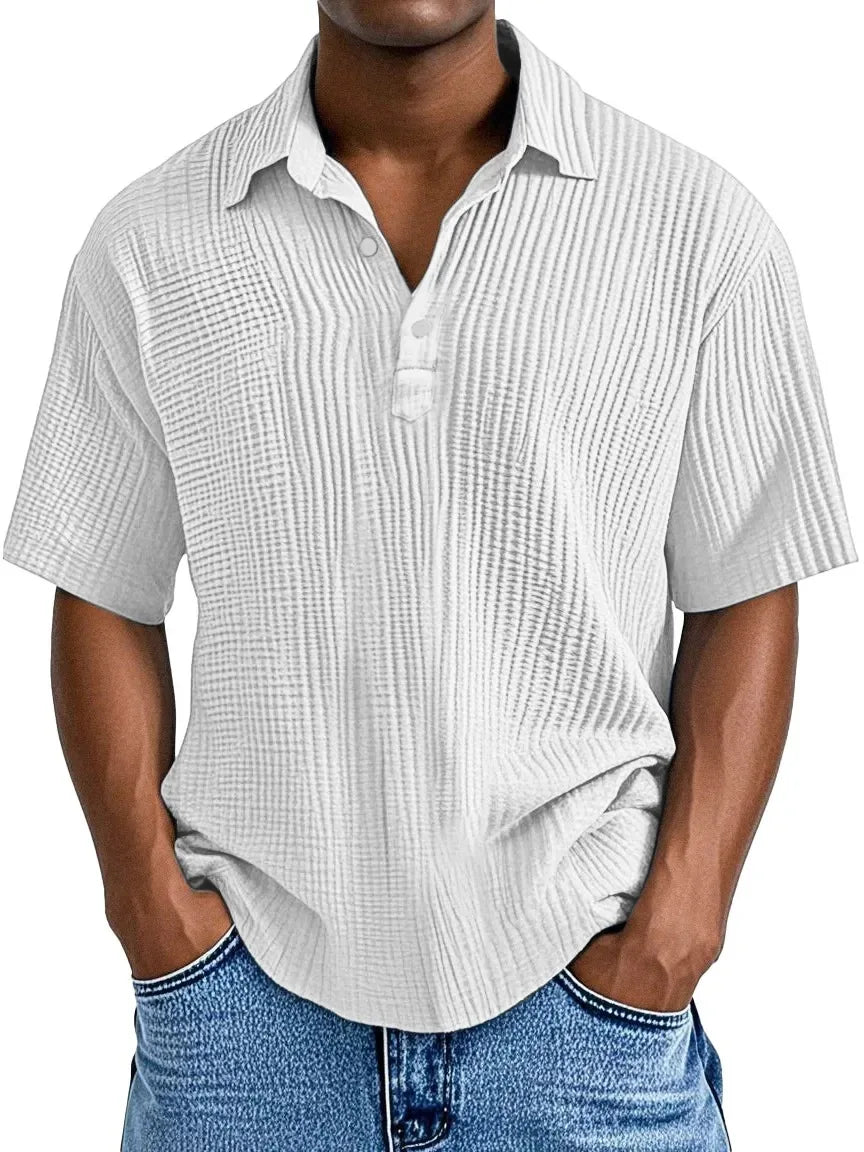 Jorvik | Lightweight Button Neck Polo