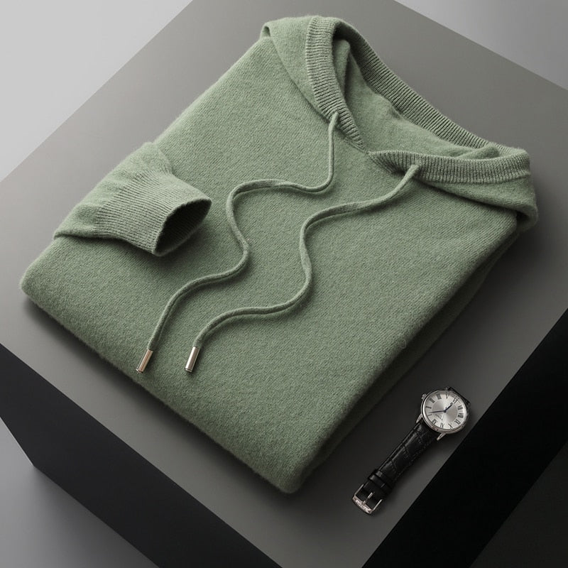 Callum | Lightweight Knit Hoodie