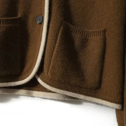 Kerith | Elegant Contrast Edge Cardigan