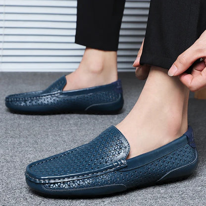 Hamish | Breathable Woven Driving Loafers