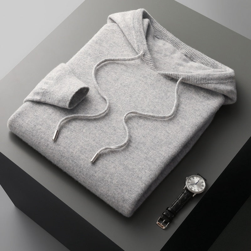 Callum | Lightweight Knit Hoodie