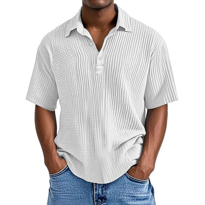 Jorvik | Lightweight Button Neck Polo