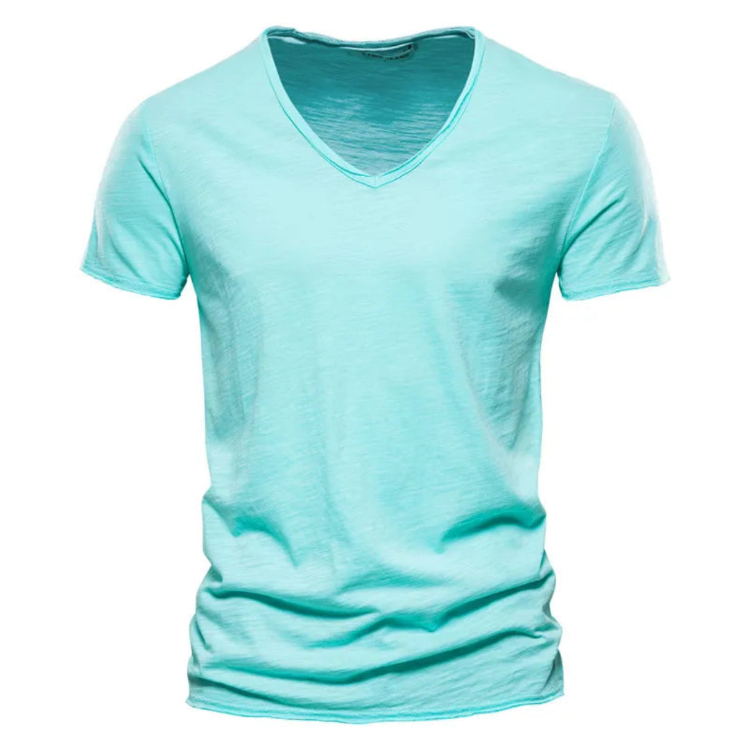 Tanner | Relaxed Fit V Neck T Shirt