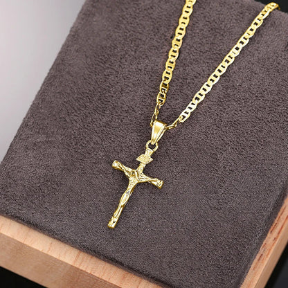 Caelan | Classic Crucifix Chain Necklace