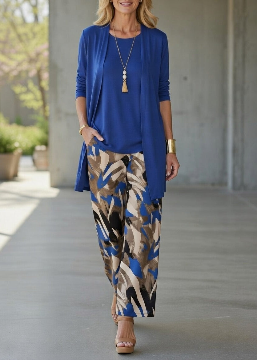 Ivessia | Elegant Layered Trouser Set