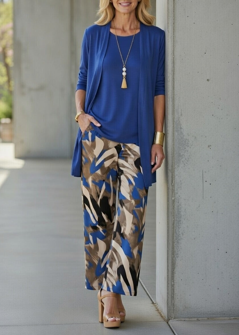 Ivessia | Elegant Layered Trouser Set