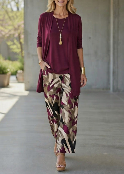 Ivessia | Elegant Layered Trouser Set