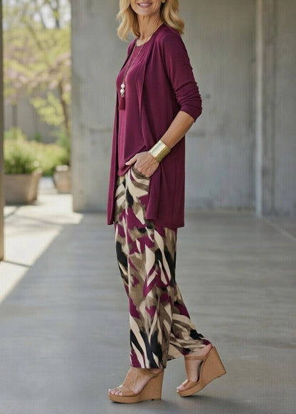 Ivessia | Elegant Layered Trouser Set