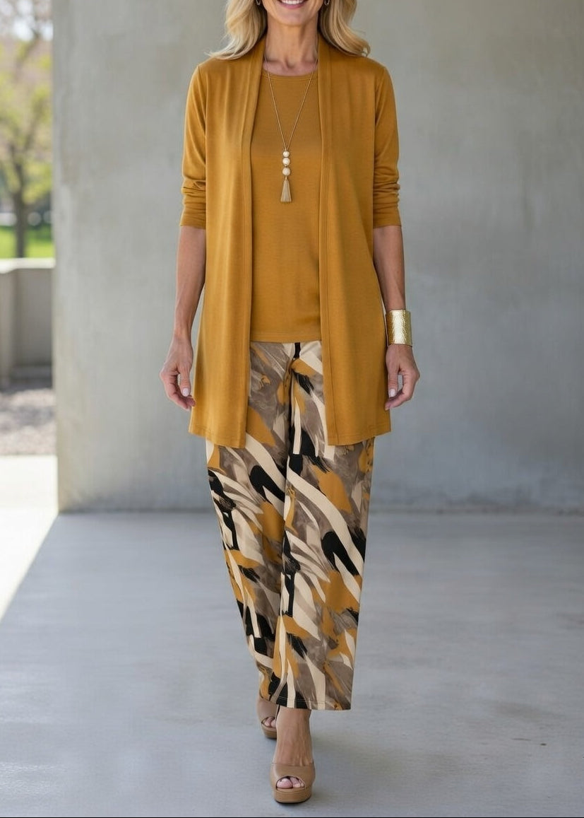 Ivessia | Elegant Layered Trouser Set
