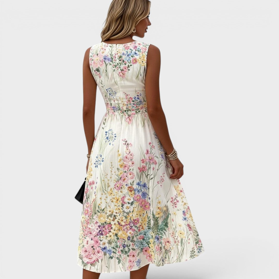 Emberly | Garden Bloom Fit and Flare Dress