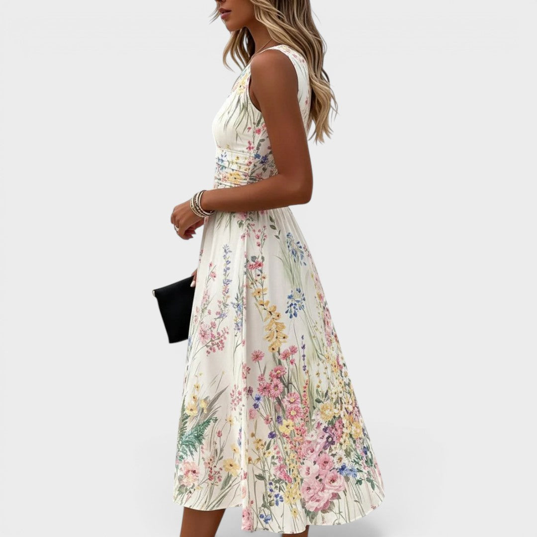 Emberly | Garden Bloom Fit and Flare Dress