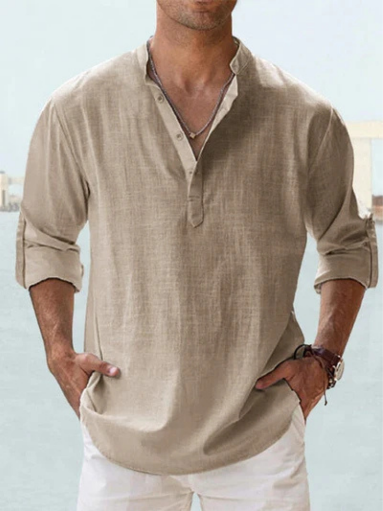 Caldwell | Lightweight Beach Linen Shirt