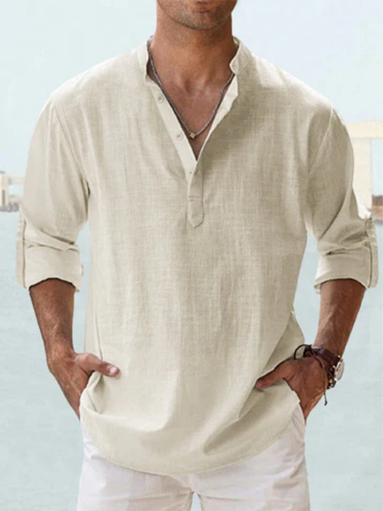 Caldwell | Lightweight Beach Linen Shirt
