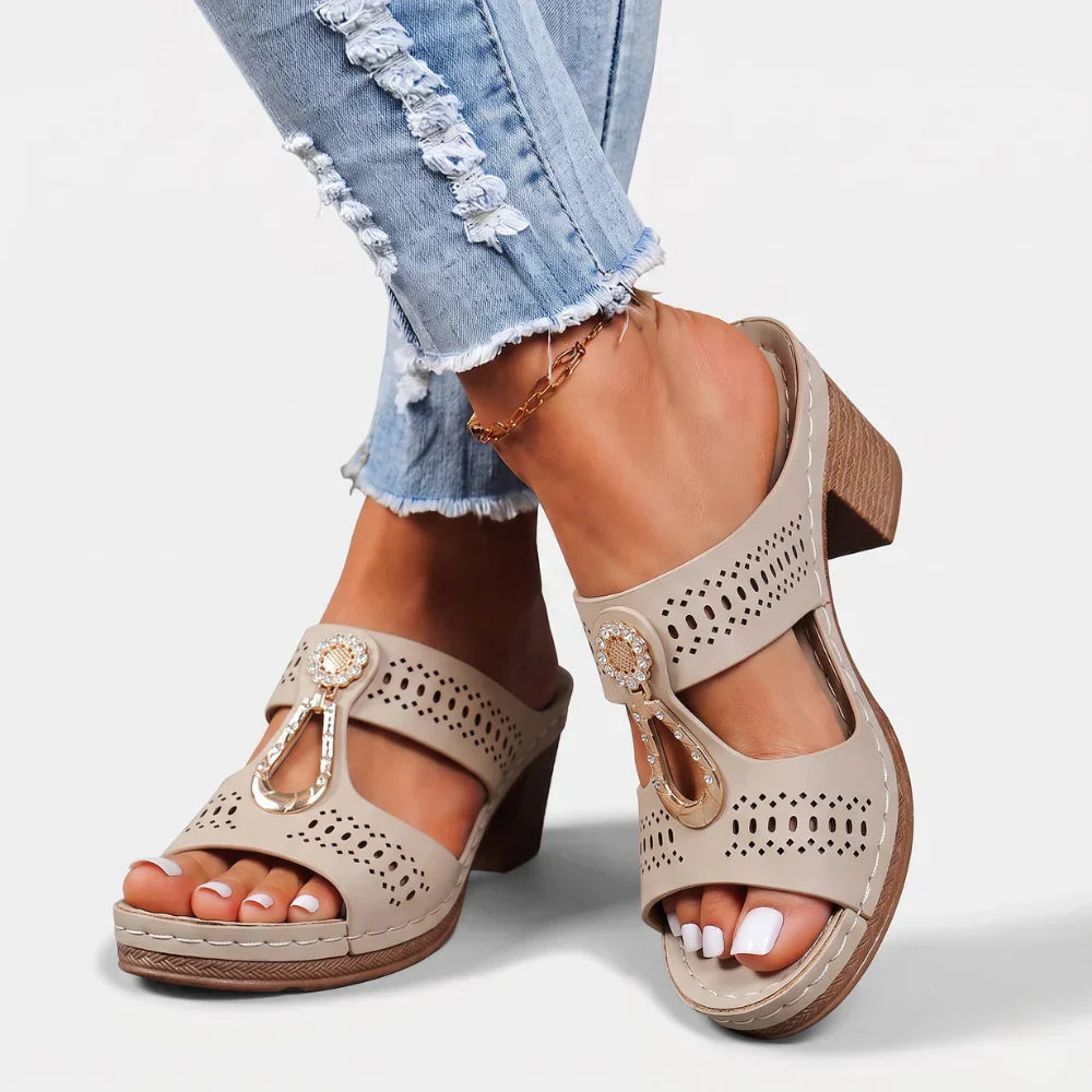 Esmaria | Cushioned Open Toe Walking Sandals