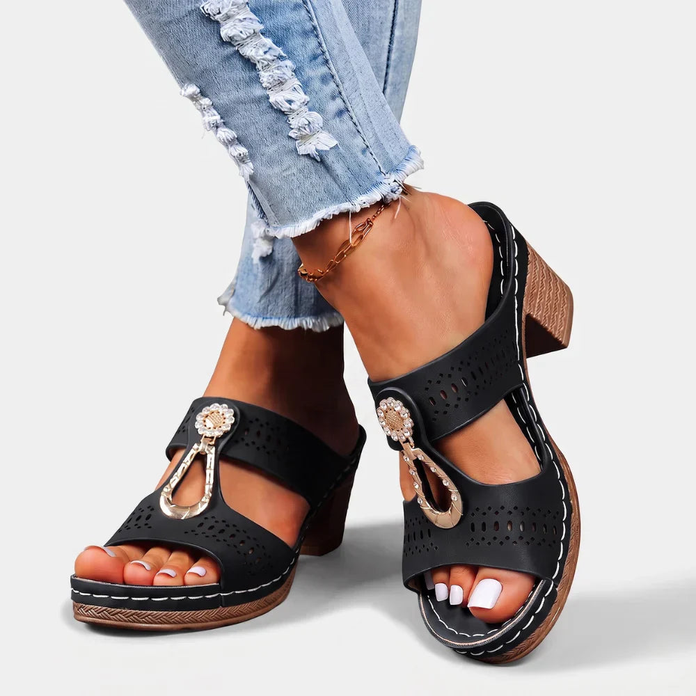 Esmaria | Cushioned Open Toe Walking Sandals