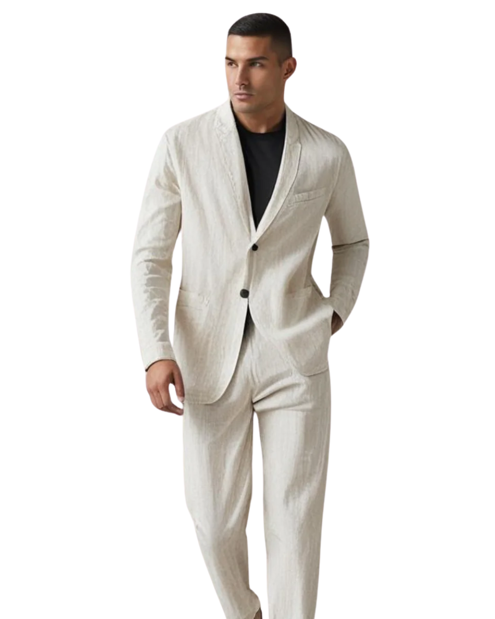 Kaelric | Breathable Linen Blazer & Trouser Set