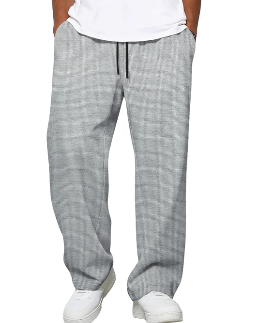 Dawson | Drawstring Waffle Knit Lounge Trousers