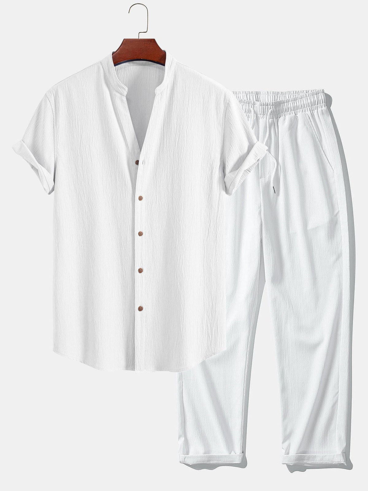 Lucan | Breezy Textured Casual Two Piece Set