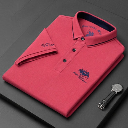 Mirevano | Contrast Trim Classic Polo Shirt