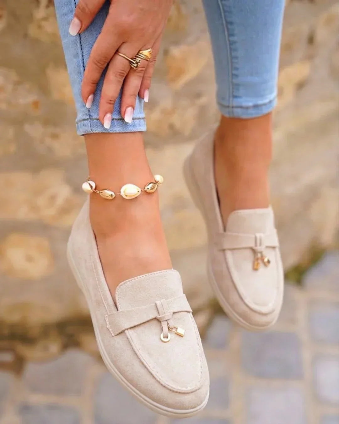 Sadie | Classic Suede Style Loafers