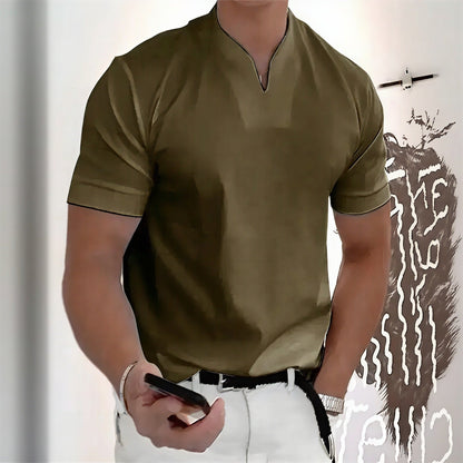 Tavorex | Minimalist V Neck Everyday Shirt