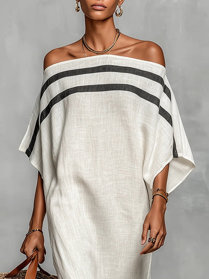 Eponine | Flowing Off Shoulder Maxi Dress