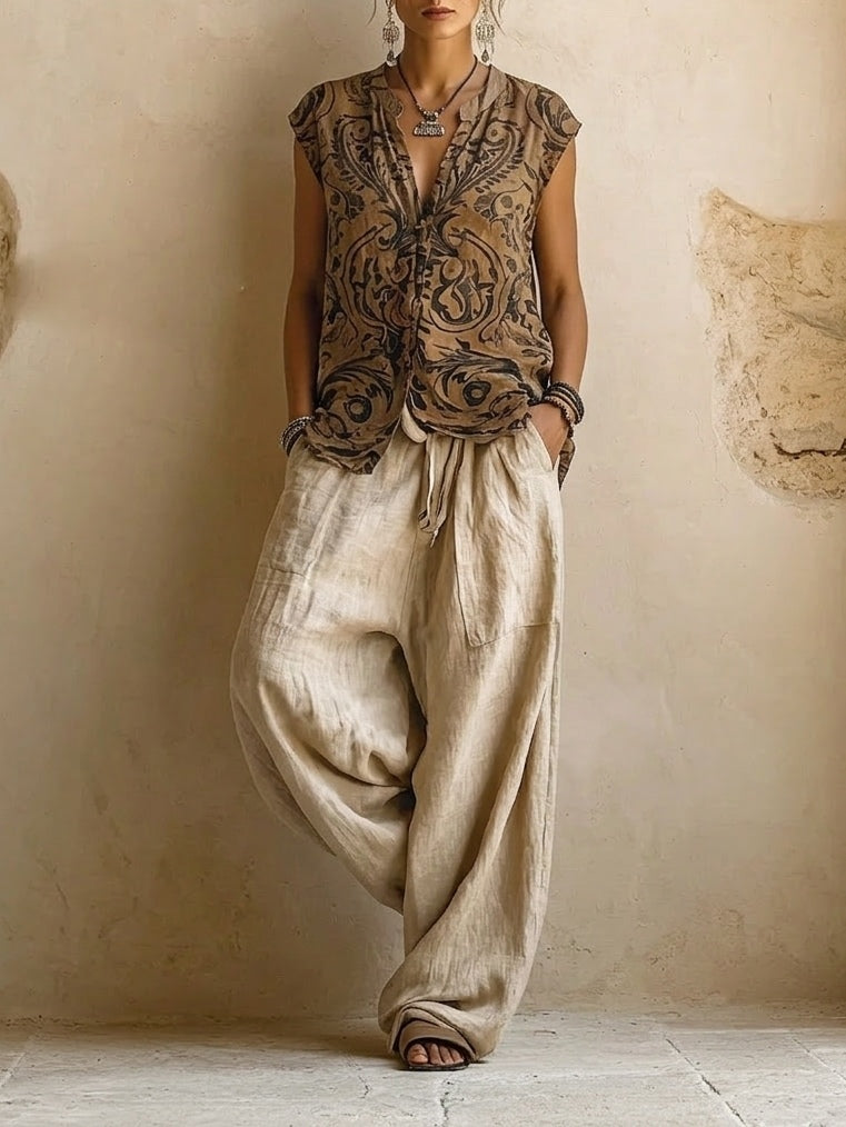 Solvessa | Boho Three Piece Lounge Set