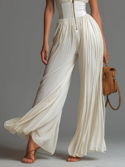 Gwendessa | Elegant Zip Front Jumpsuit