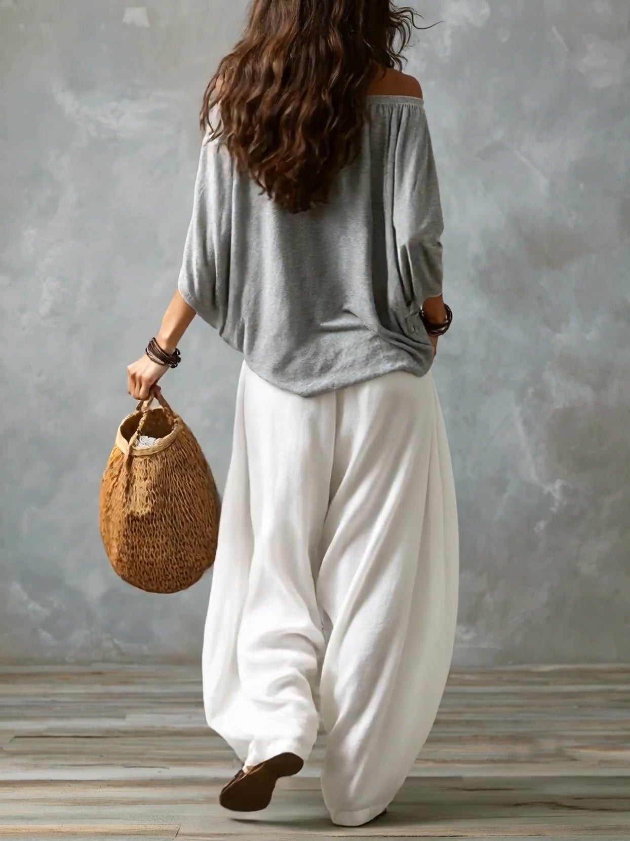 Ione | Draped Off Shoulder Lounge Set