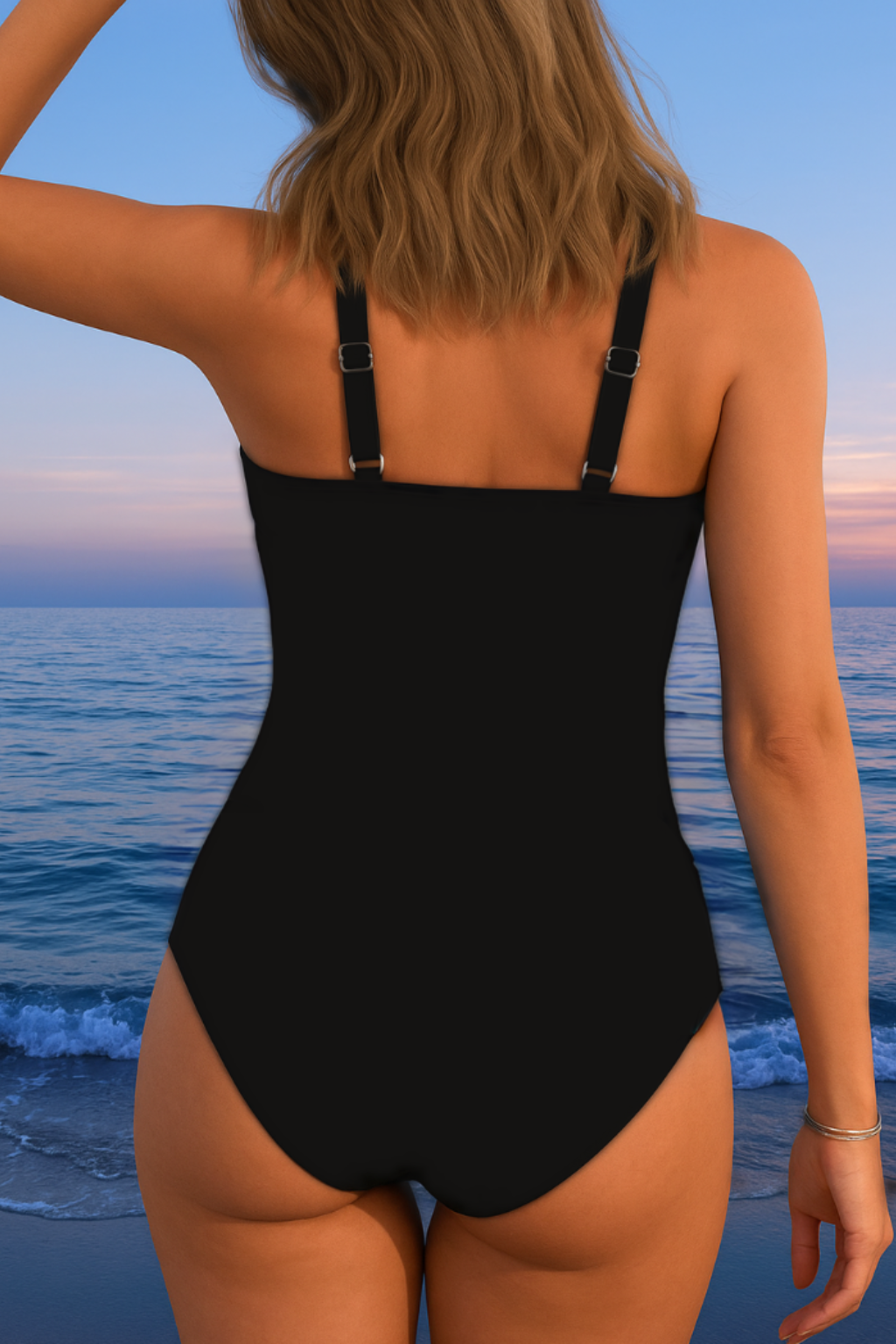 Zara | Multicolor Wrap Front One Piece Swimsuit