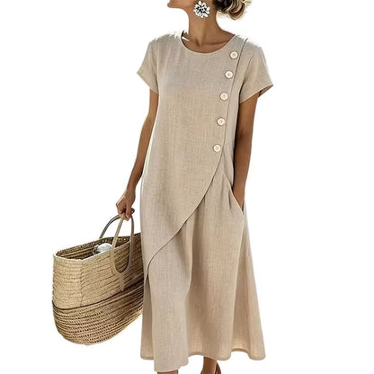 Delmara | Breezy Layered A Line Dress