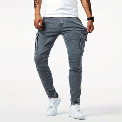 Darius | Slim Fit Utility Cargo Jeans