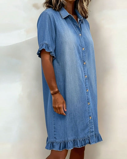 Mirevanna | Button Front Casual Midi Dress