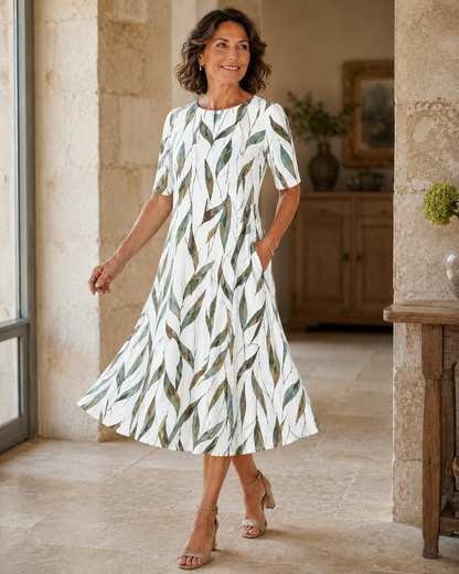 Odessa | Classic Pocket Midi Dress