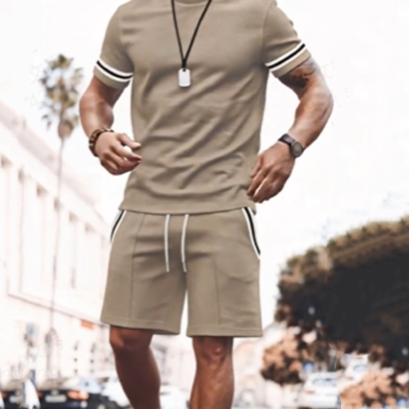 Davion | Drawstring Tee And Shorts Set