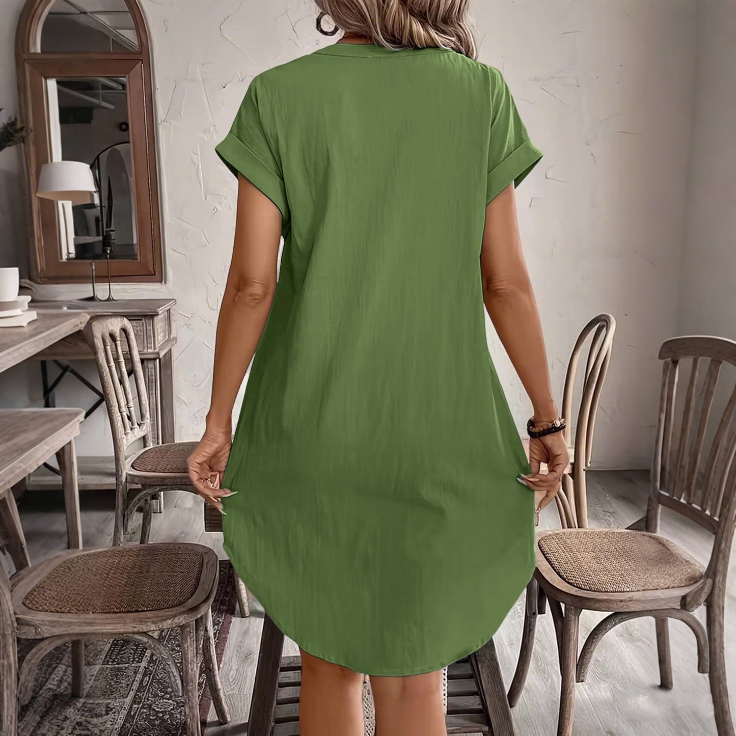 Delyse | Soft Touch Casual Mini Dress
