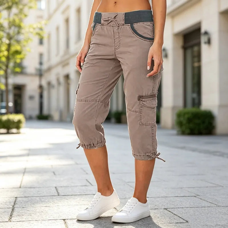 Varellia | Casual Cargo Capri Pants