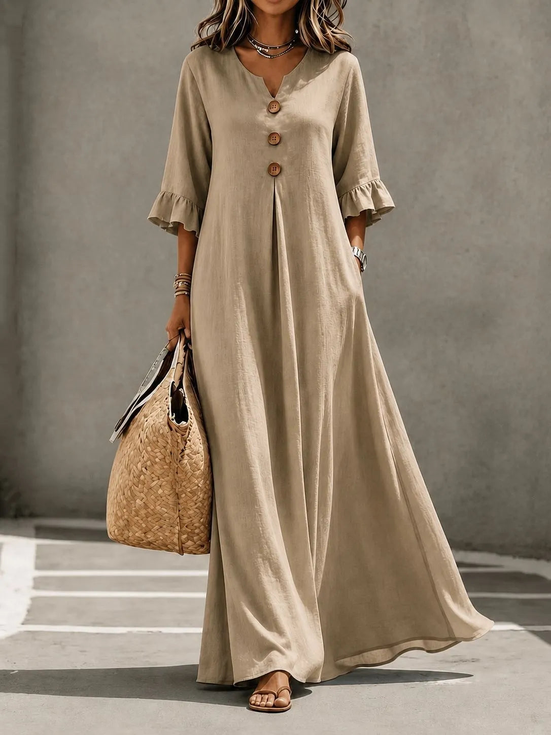 Ellowen | Breezy Pocket Maxi Dress