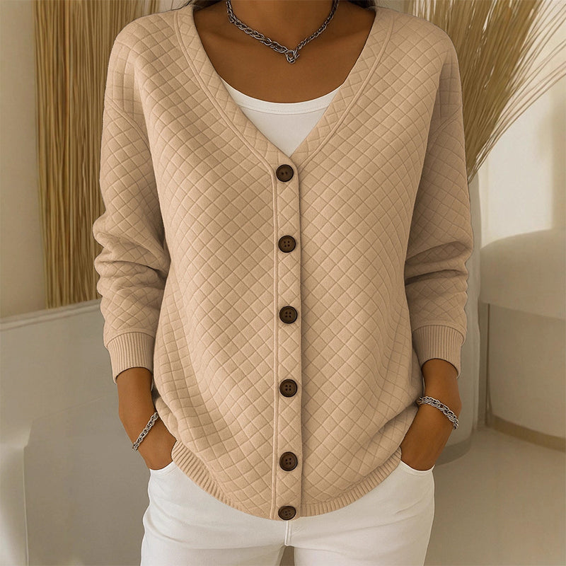 Roselisse | Soft Quilted Knit Cardigan